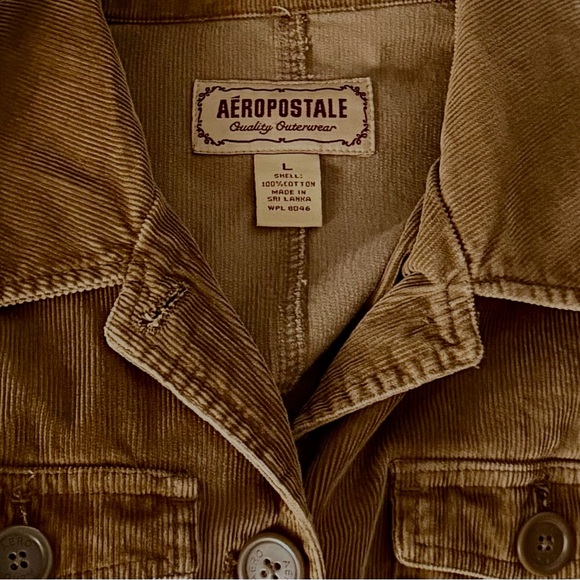 Aeropostale Women's Brown Utility Jacket - Picture 3 of 3